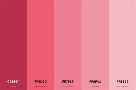 Red and Pink Palette