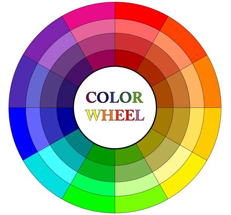 Red and Purple Color Wheel