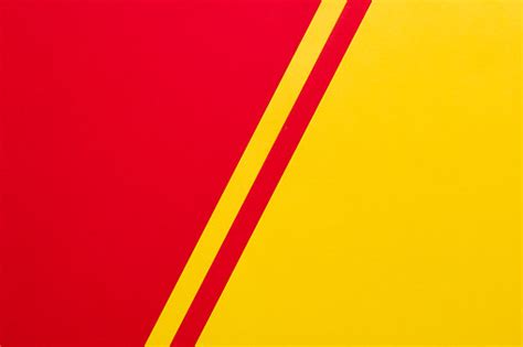 Red and Yellow Contrast