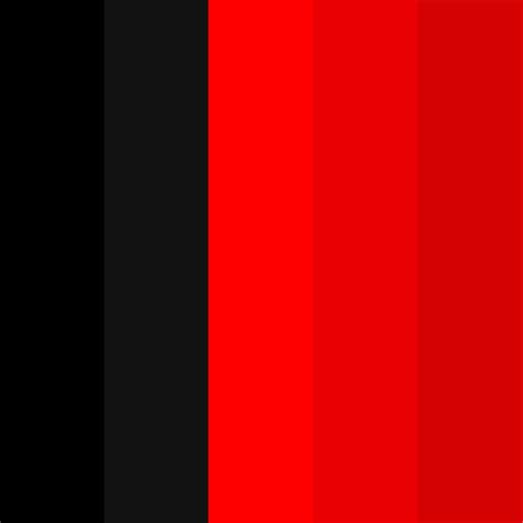 Red Black Color Palette in Art