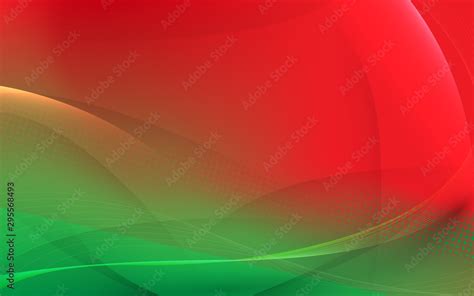 Red and Green as Background and Accent Colors