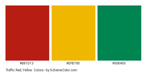 Red Green Yellow Color Combinations