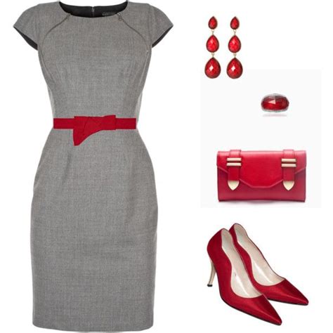 Red and Grey Outfit 7