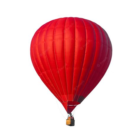 Red hot air balloon