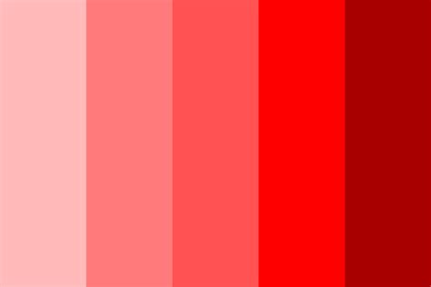 Red Palette Color