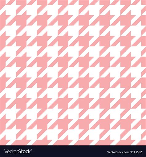 Red, Pink, and White Houndstooth