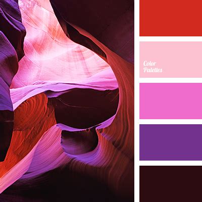 Red purple palette ideas