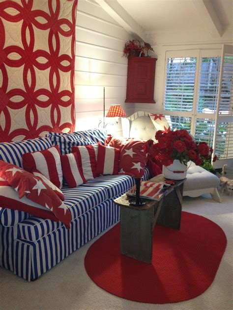 Red White Blue Decor