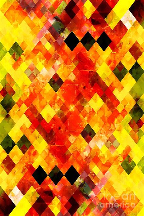 Red and Yellow Digital Art