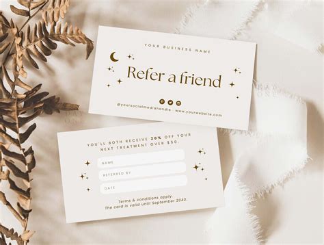 Referral Gift Certificate Template