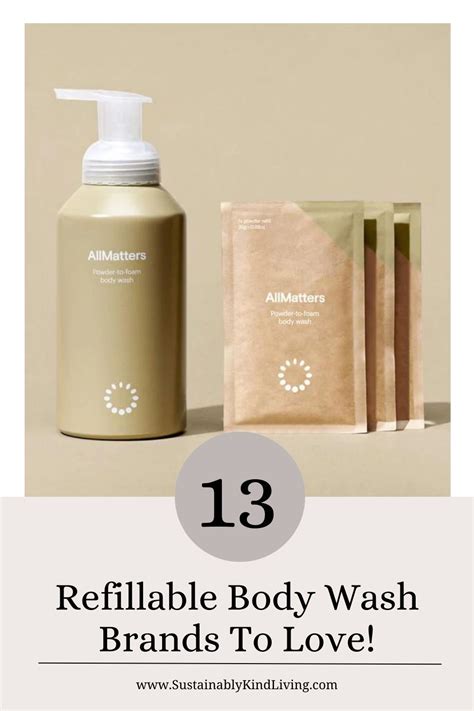 Refillable Body Wash