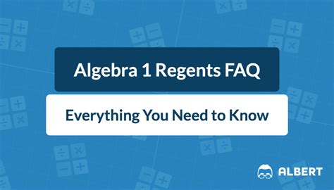 Regents Exam FAQs