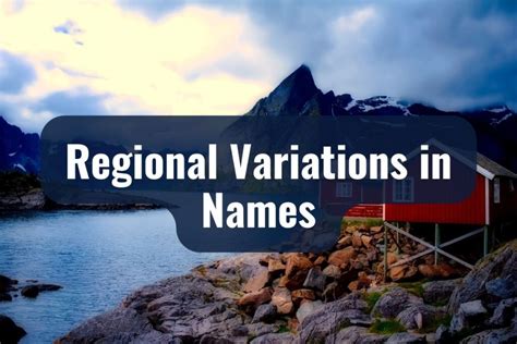 Regional Variations Norwegian Names 2010