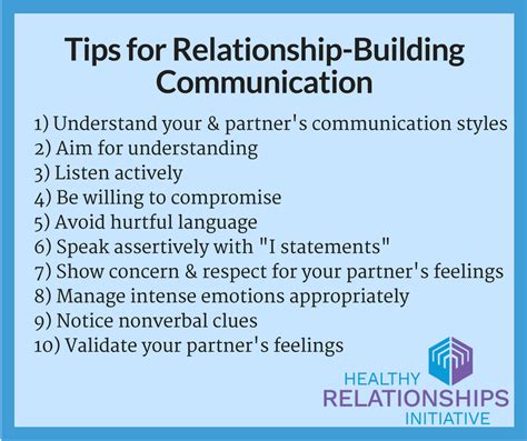 Relationship Building Tips