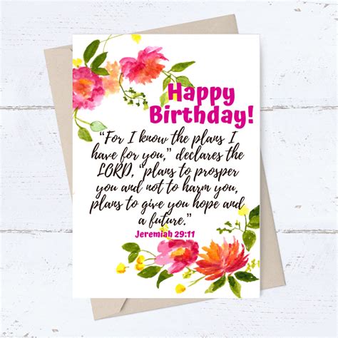 Religious birthday cards with spiritual messages