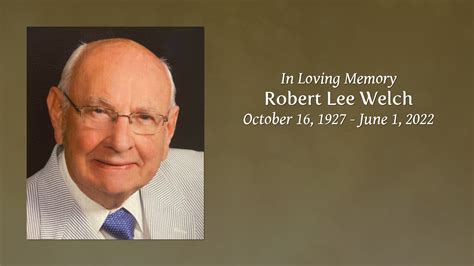 Remembering Lee Welch