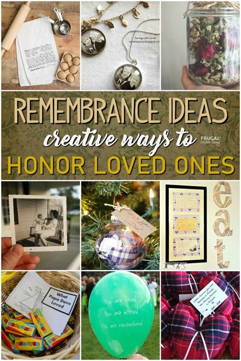 Creative ways to remember loved ones