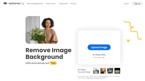 Image of online background removal tool