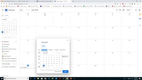 Removing Individual Calendar Events