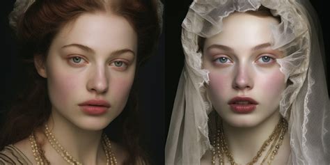 Renaissance makeup look with earthy tones