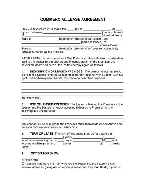 Rental Agreement Template Download