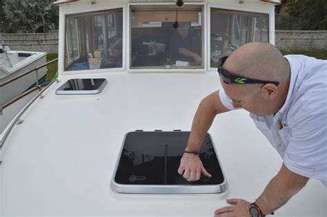 repairing boat hatches and doors