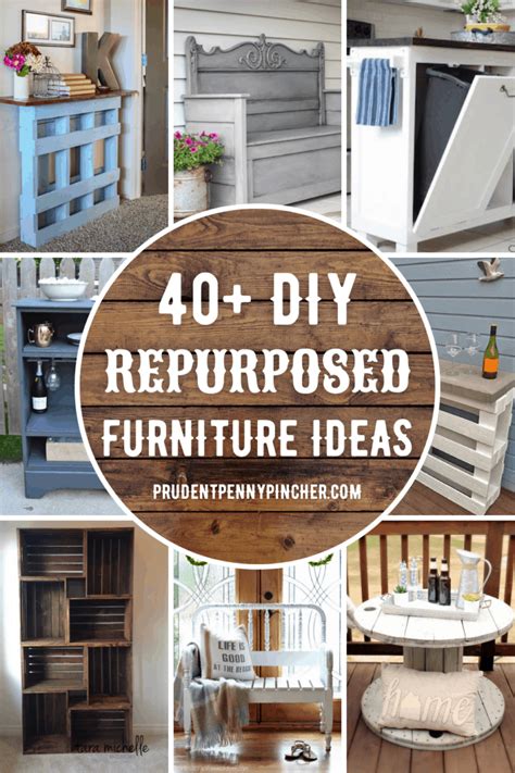 Repurposed furniture pieces