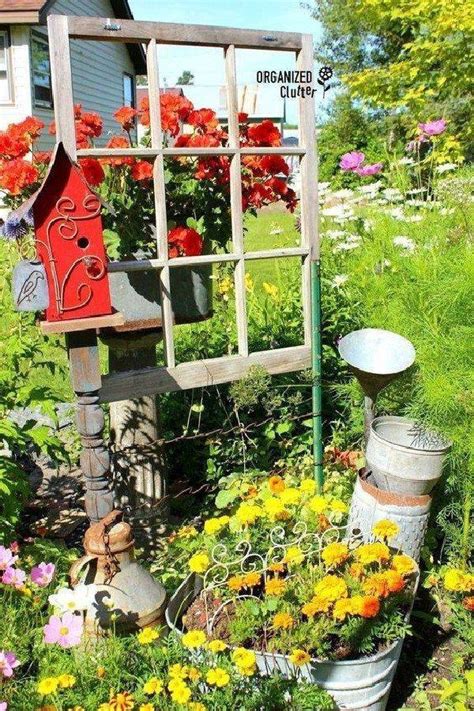 Repurposed garden features ideas