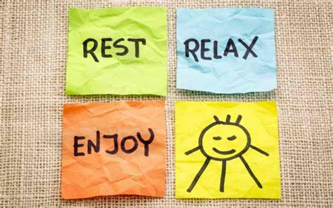 Prioritize self-care for better rest and relaxation