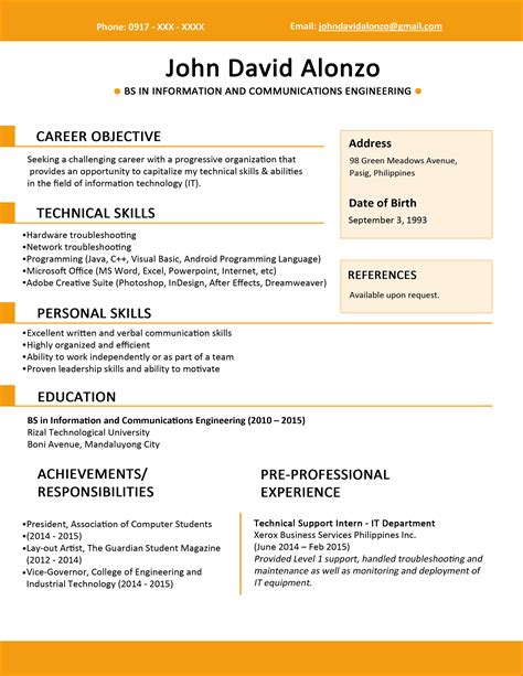 Resume Templates