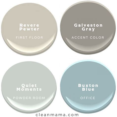 Revere Pewter Color Scheme