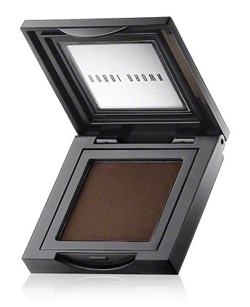 A rich brown eyeshadow applied to the crease