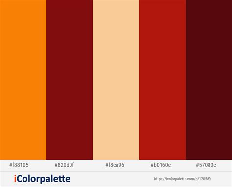 Rich Reds and Oranges Color Palette Inspiration