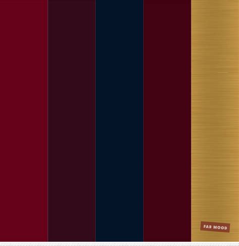 Richer Colors: Burgundy, Navy Blue, and Gold