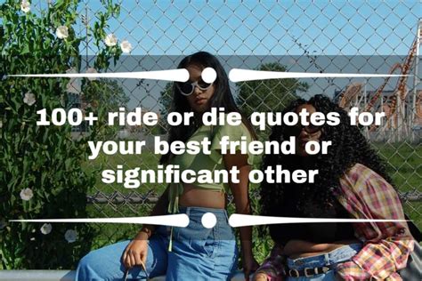 Ride or Die Friendships