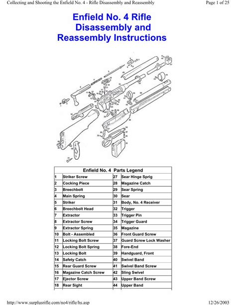 Rifle reassembly guide