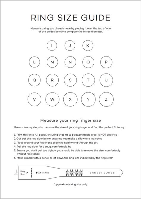 Ring Size Guides