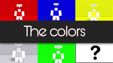 Roblox Color Contrast