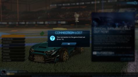 Rocket League Error 71