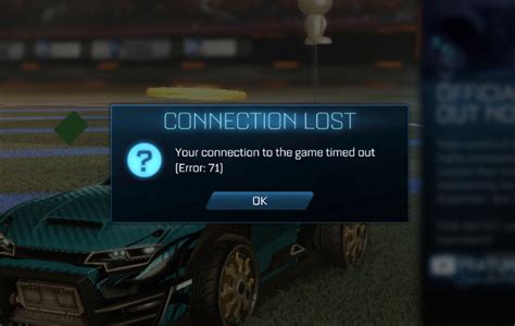 Rocket League Error Code 71