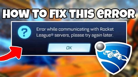 Rocket League Server Error