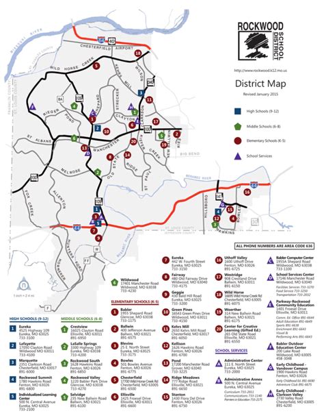 Description of Rockwood School District Map