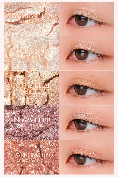 Romand Glitter Palette Look 10