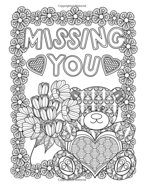 Romantic and Sentimental Coloring Pages