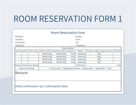 Room Reservation