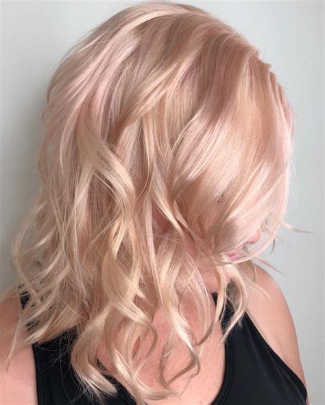 Rose Blonde Hair Color