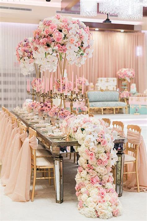 Rose Gold Wedding Decor Ideas