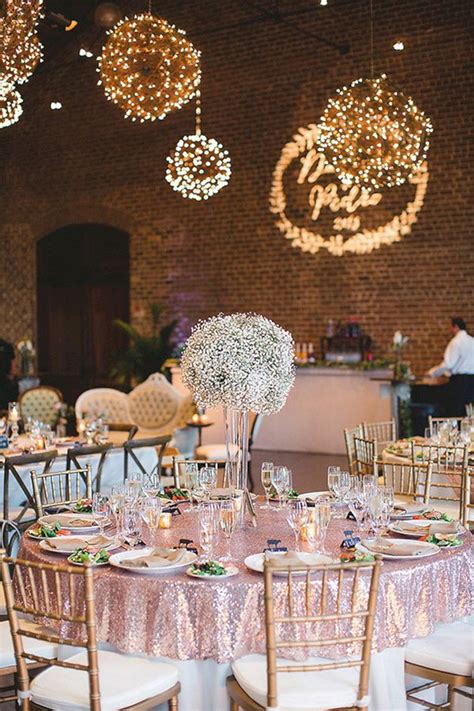 Rose Gold Wedding Decor