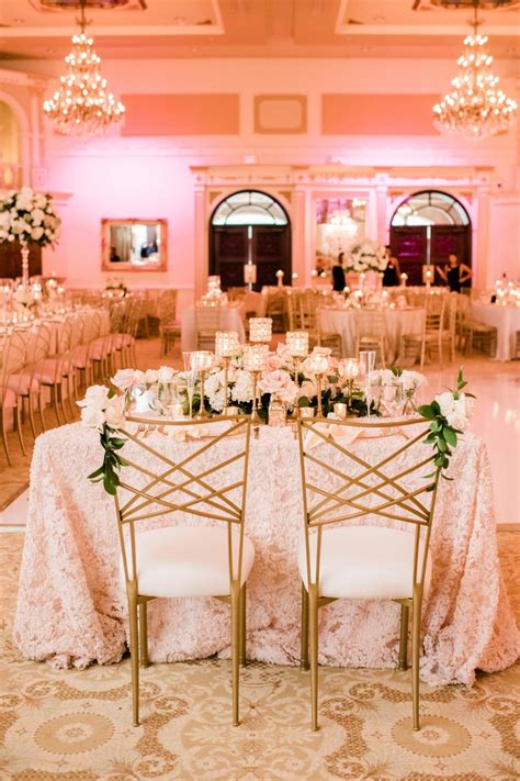 Rose Gold Wedding Decor