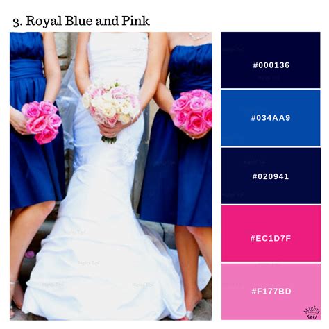 Royal Blue and Pink